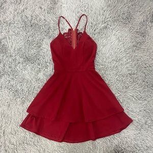 B. Darlin Formal Red Mini Dress